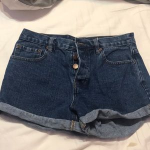 High waisted shorts